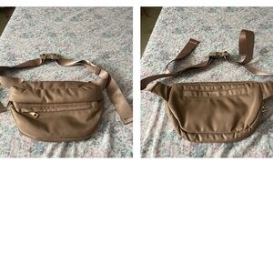 Brownish mushroom color Fanny pack sling